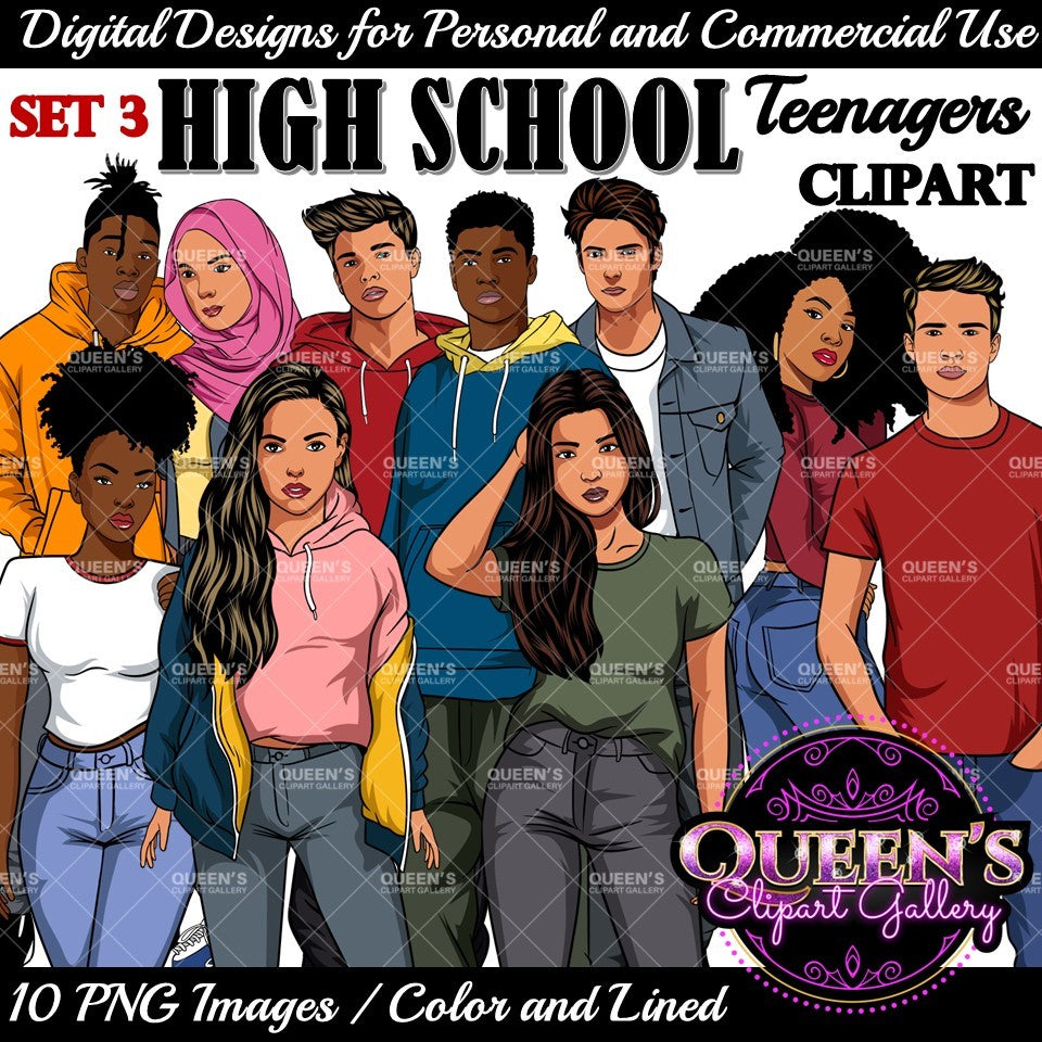 Teenagers clipart, High school students, Older teens, Male Teen Clipar –  Queen's Clipart Gallery