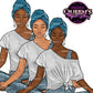 Meditation, Meditate, Relax at home, Fashion girl clipart, Cozy Clipart, Mindfulness clipart, African American clipart, Yoga girl clipart